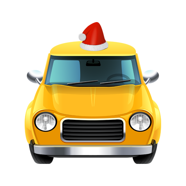 Christmas Car PNG Free Download