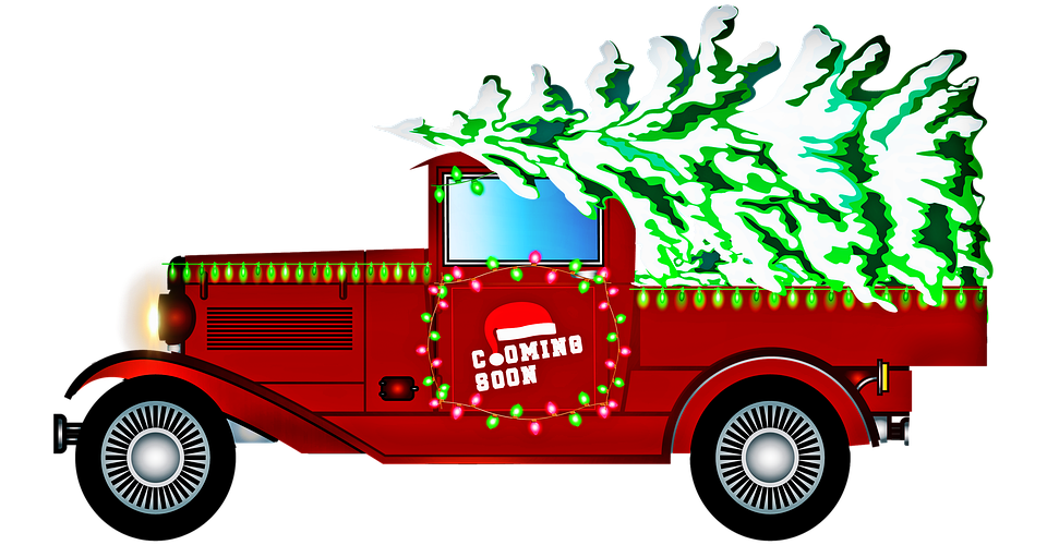 Christmas Car PNG Picture