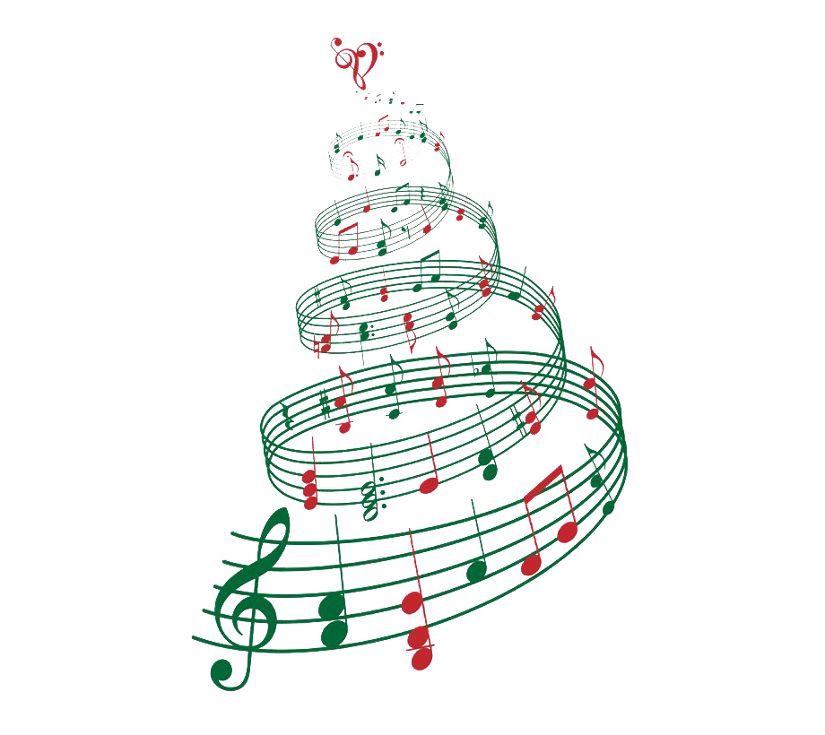 Christmas Music PNG Image Background