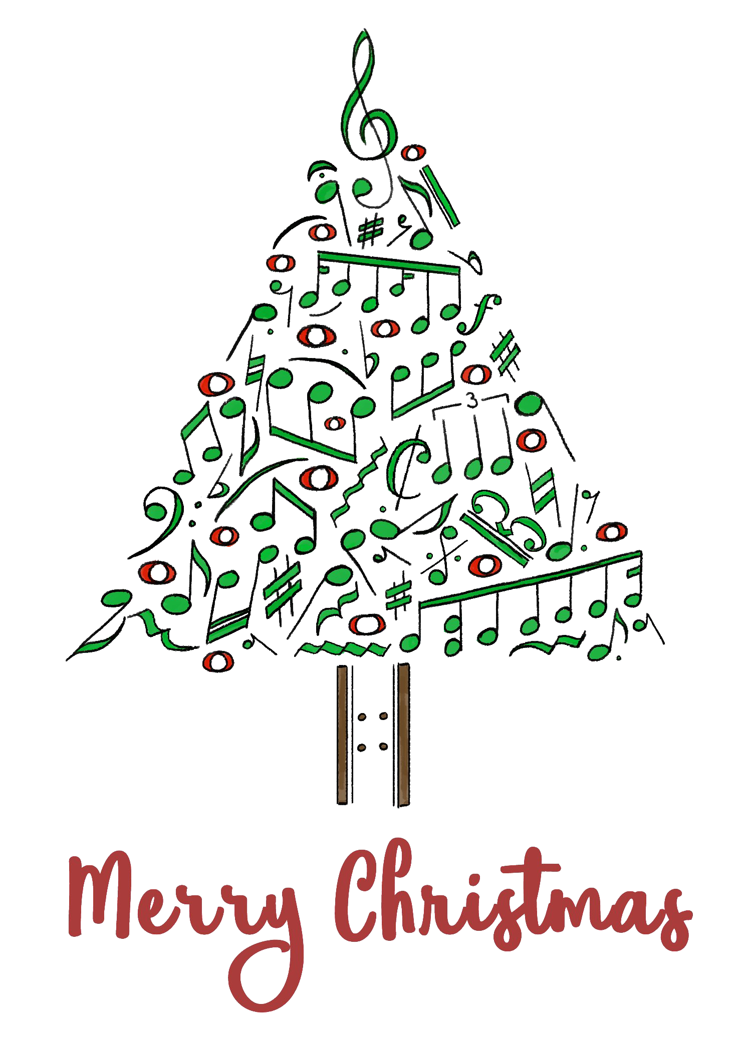 Christmas Music PNG Picture