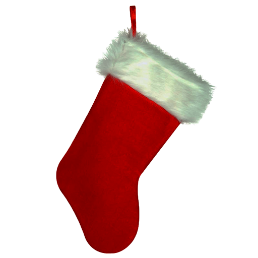 Christmas Red Stocking Free PNG Image