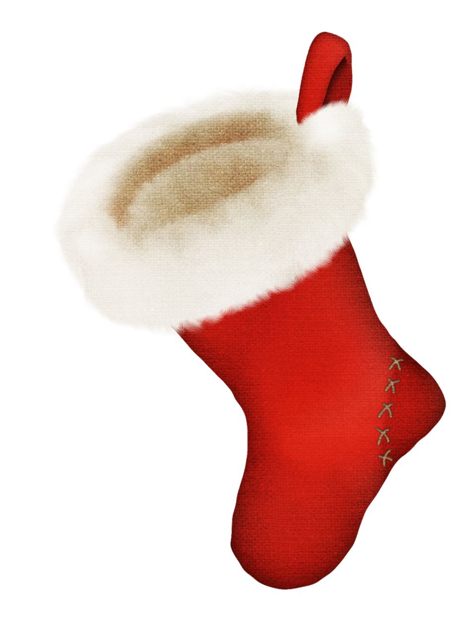 Christmas Red Stocking PNG Download Image