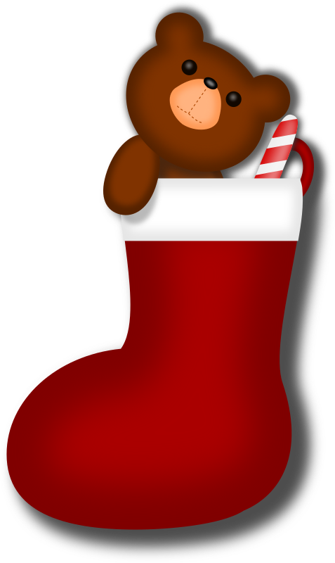Christmas Red Stocking PNG Picture