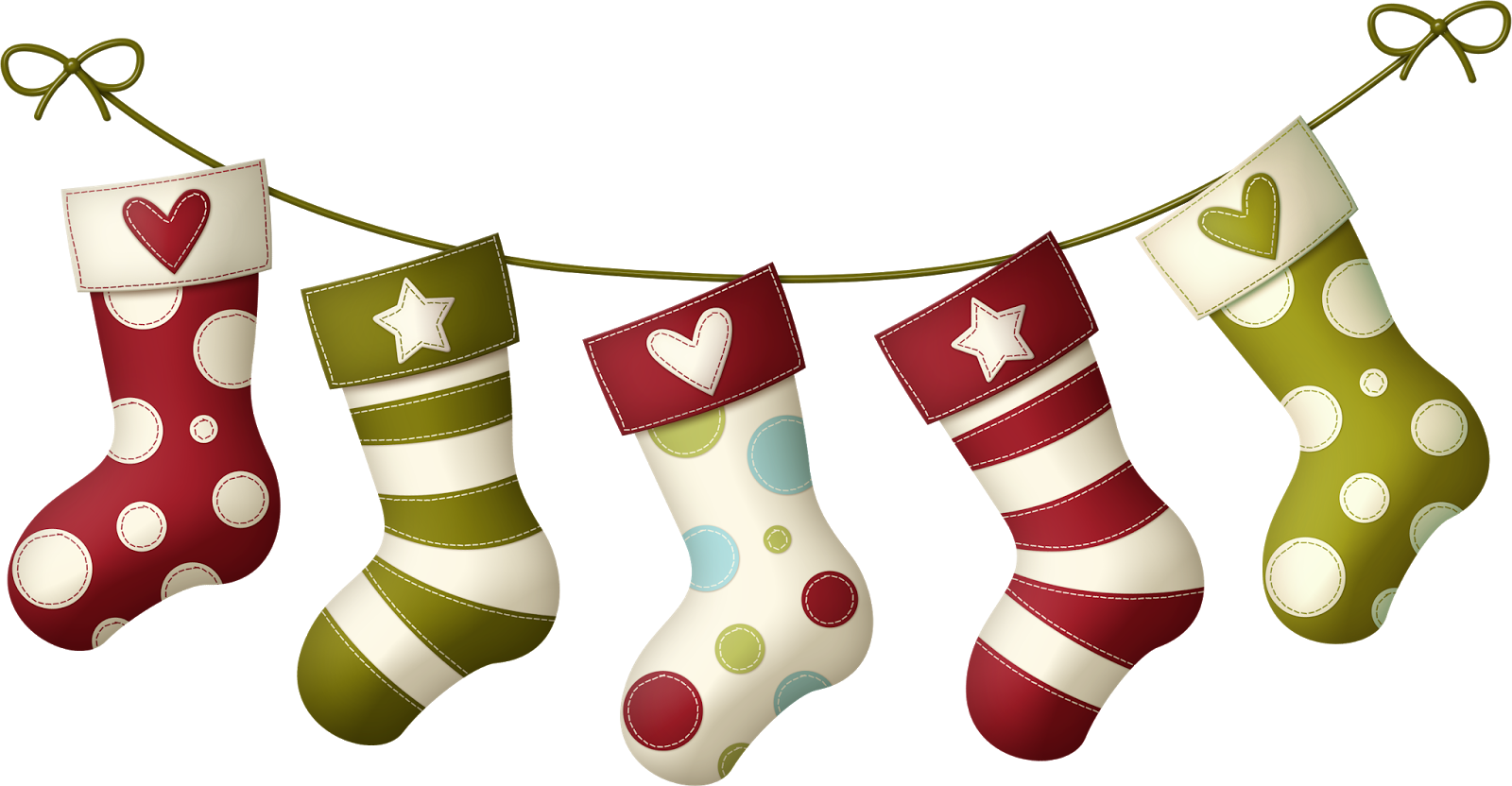 Christmas Stocking Download PNG-Afbeelding