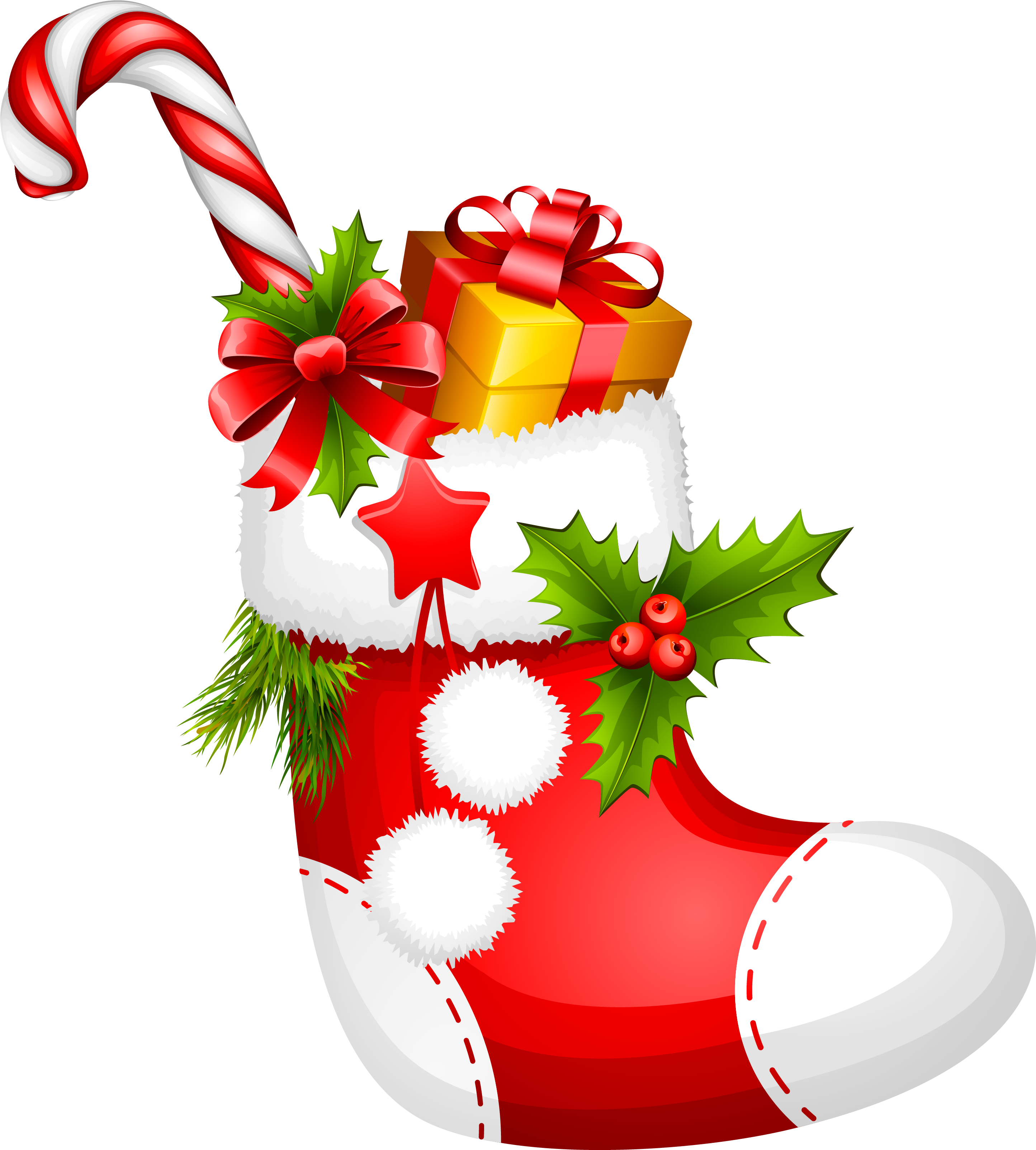 Christmas Stocking Free PNG Image