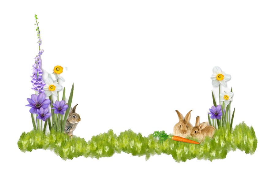 Easter Border PNG High-Quality Image