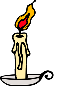 Easter Candle PNG Transparent Image