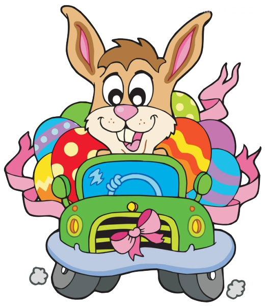 Easter Car Free PNG Image
