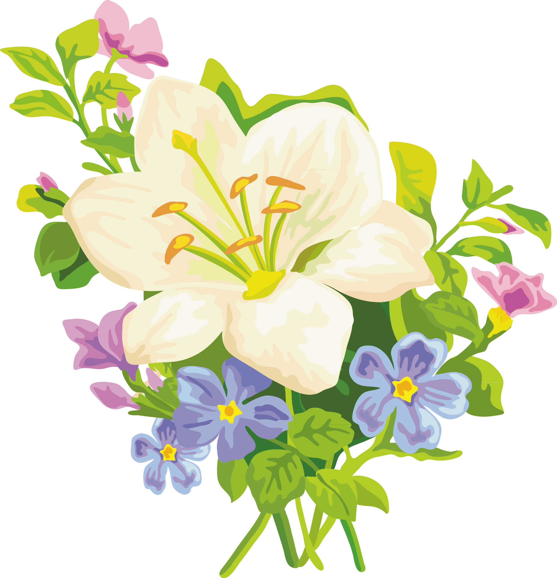 Easter Lilies PNG Download Image