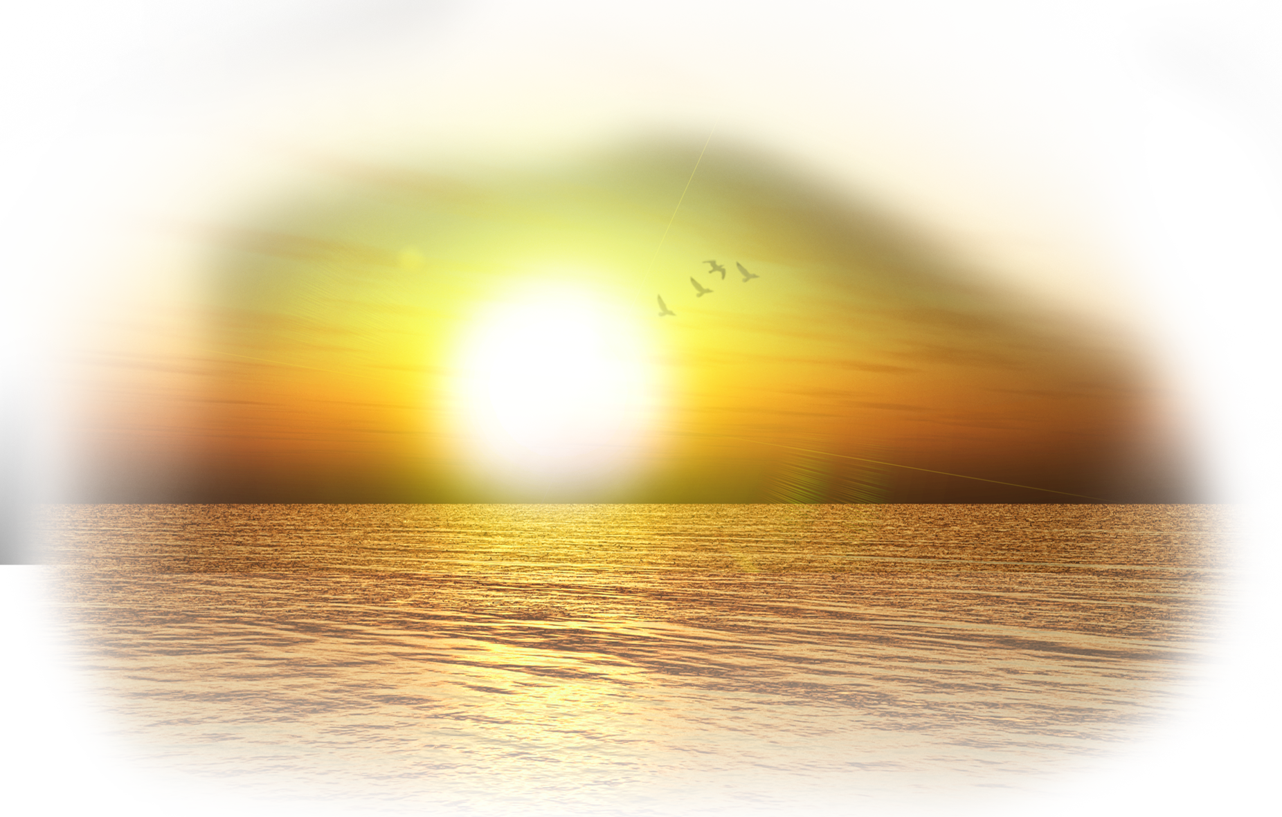 Imagens transparentes do nascer do sol da Páscoa