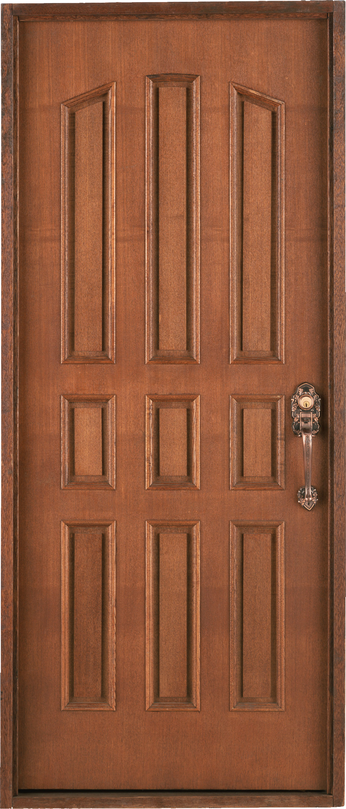 Exterior Wooden Door PNG Image