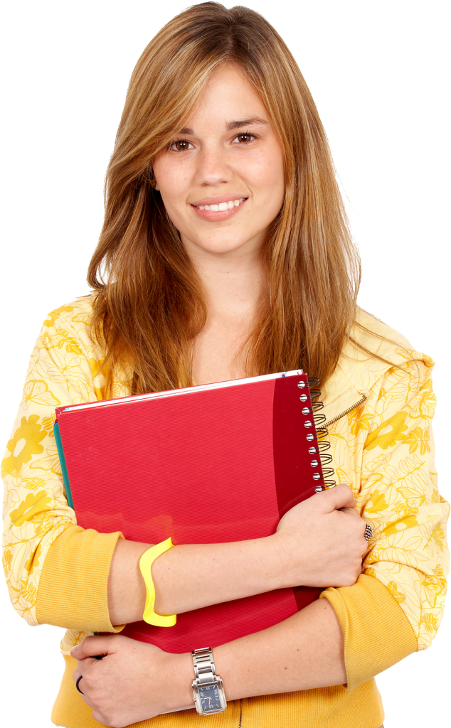 Female College Student PNG Download Image