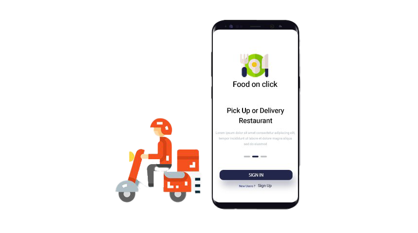 Food Delivery PNG High-Quality Image