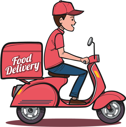 Food Delivery Service PNG High-Quality Image