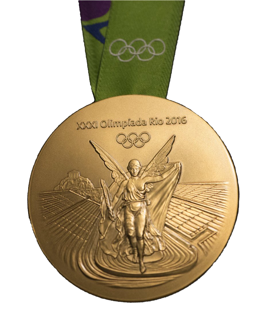 Fondo de imagen de la medalla de oro PNG