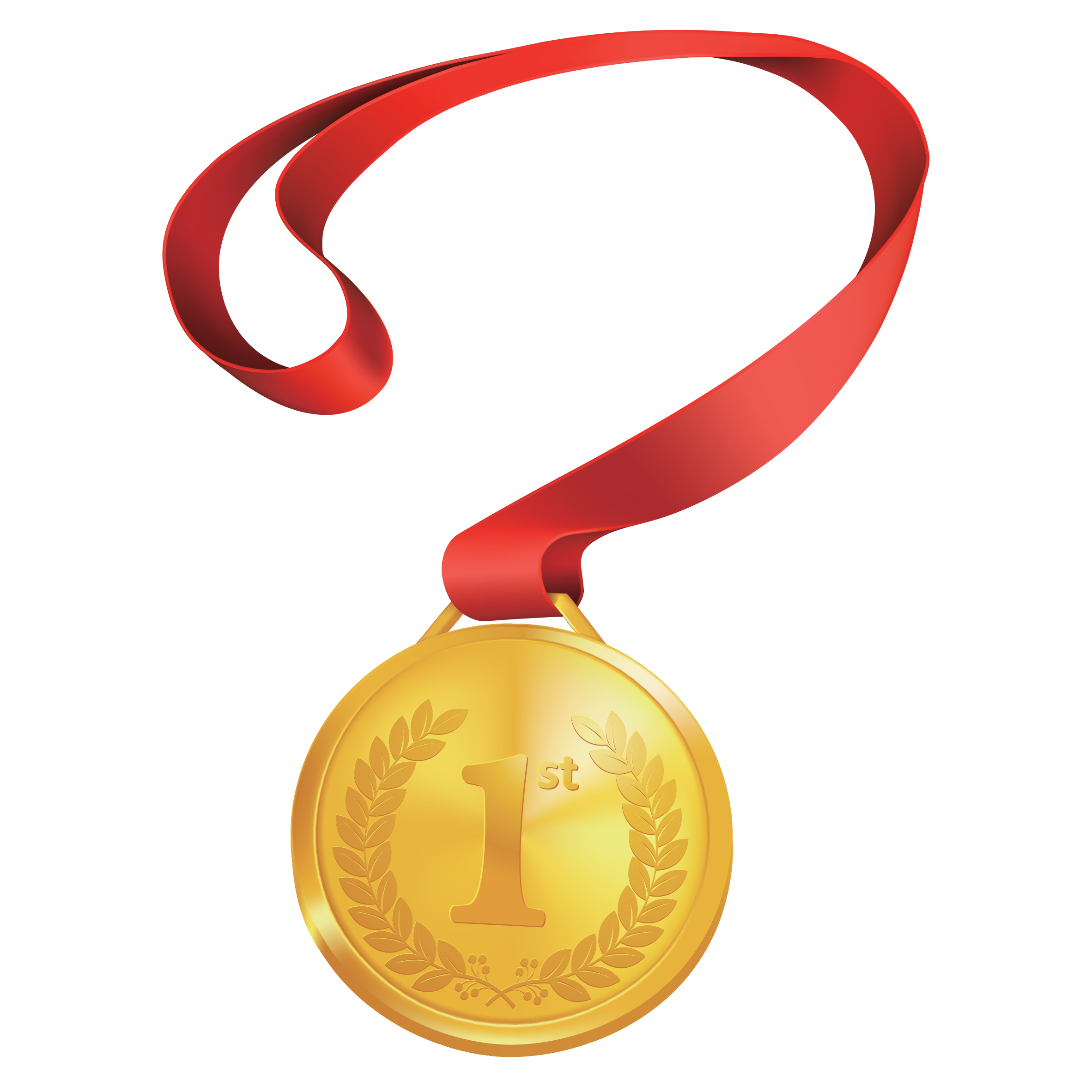 Gouden medaille PNG-beeld Transparant