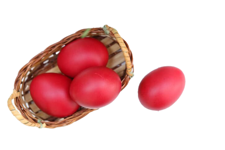 Greek Easter Eggs PNG Image Background