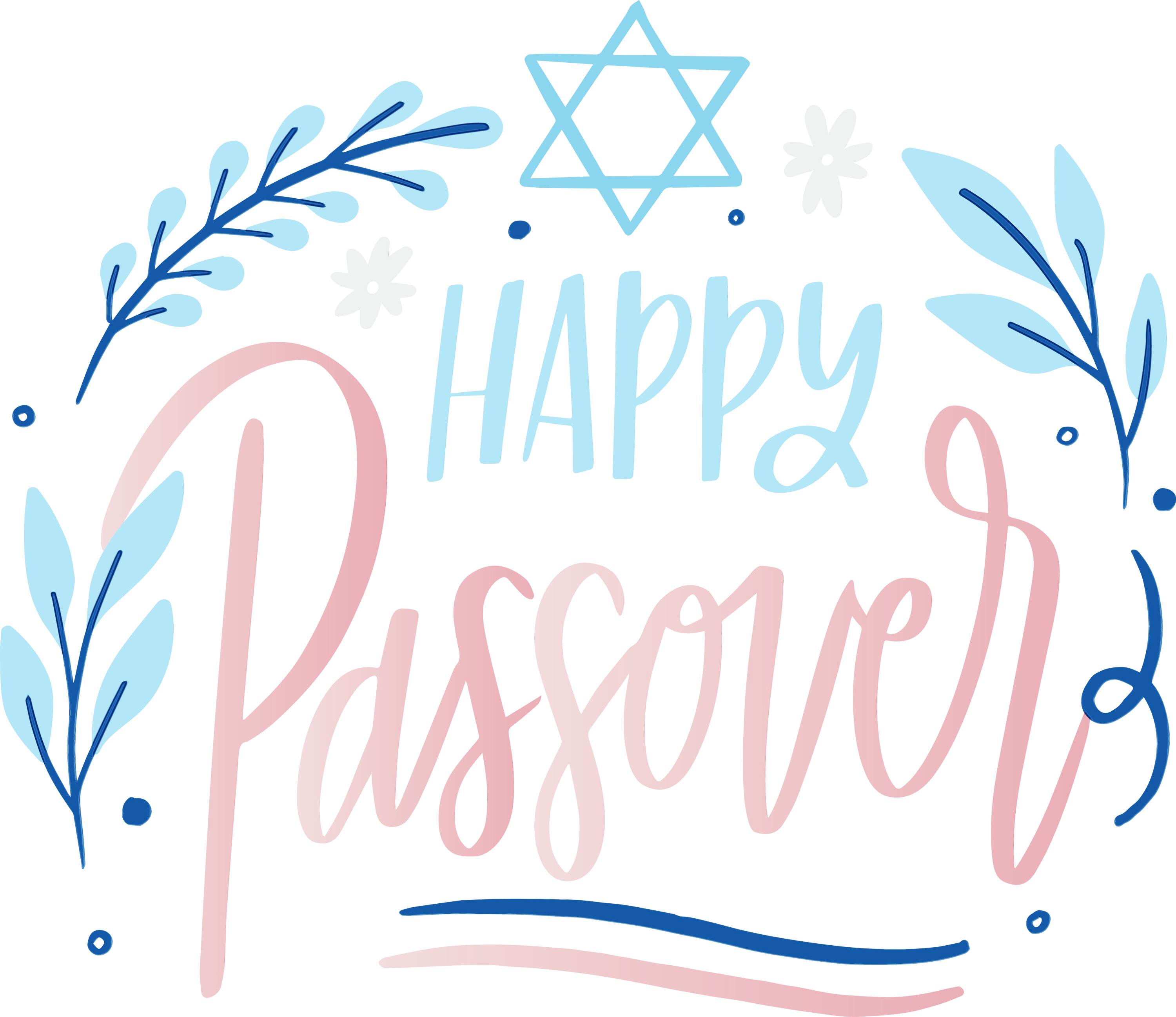 Happy Passover PNG Background Image