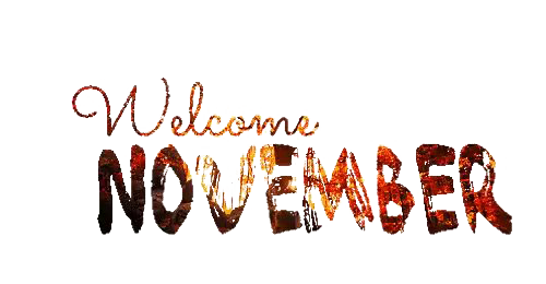 Hello November Free PNG Image