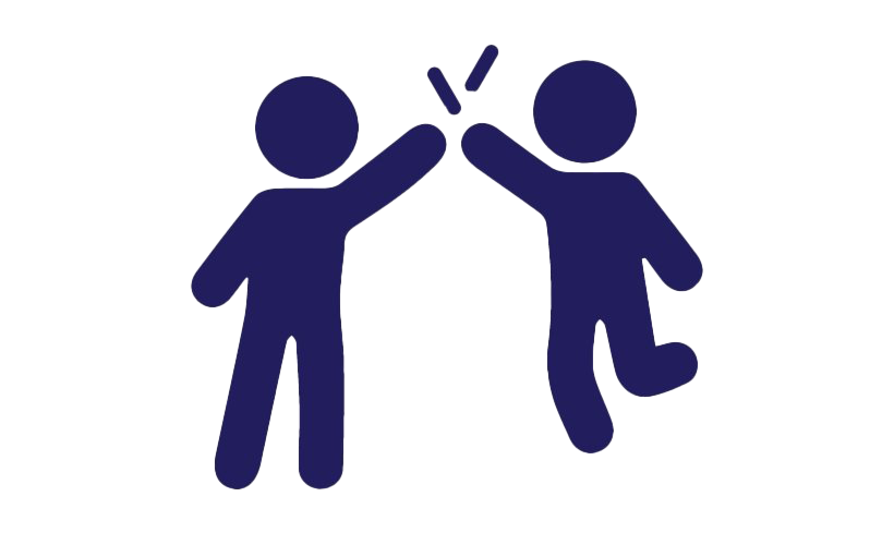 High Five Hand PNG Image