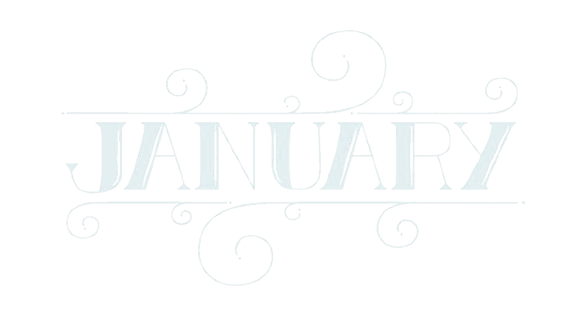 January PNG Image Background