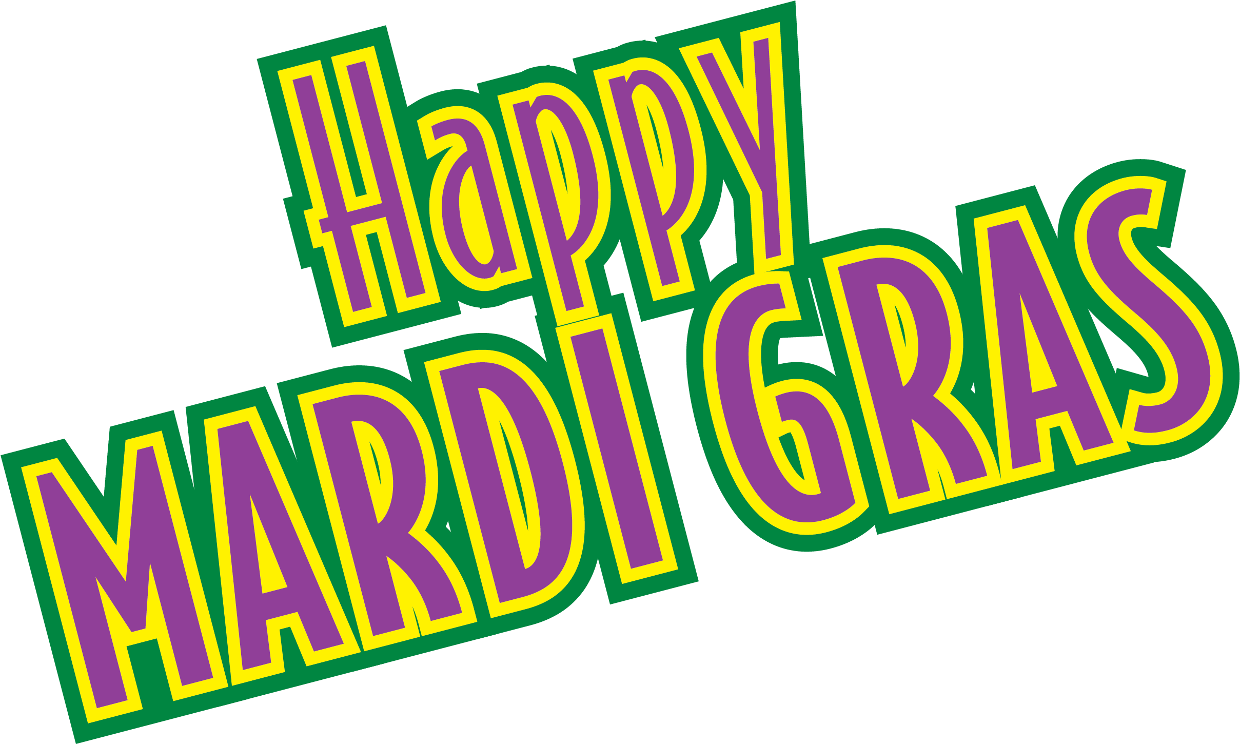 Mardi Gras Logo PNG Image Background