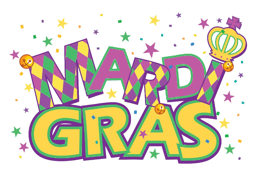 Mardi Gras Logo PNG Image