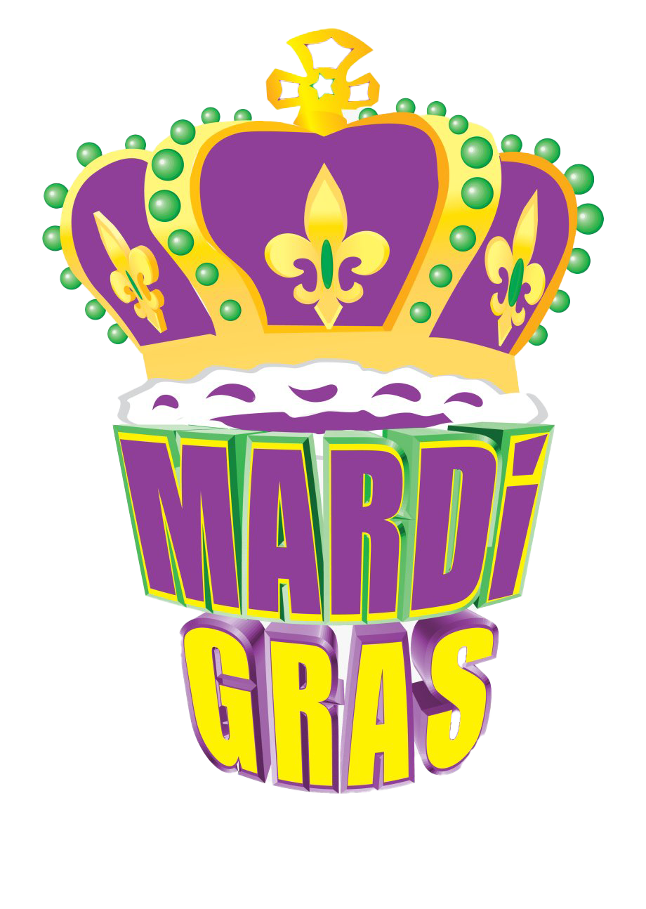 Mardi Gras Logo PNG Transparent Image