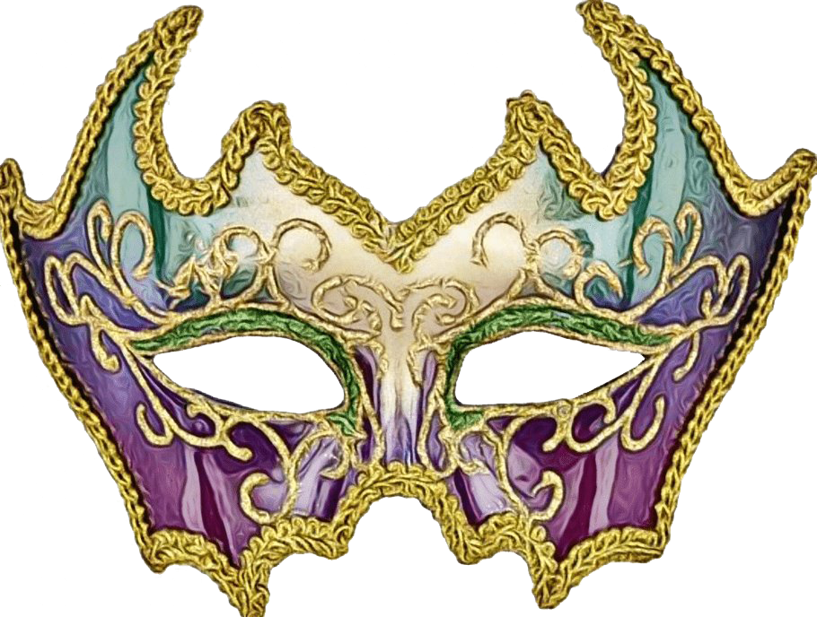 Mardi Gras Mask PNG High-Quality Image