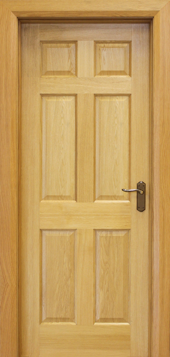 Moderne houten deur PNG hoogwaardige Afbeelding