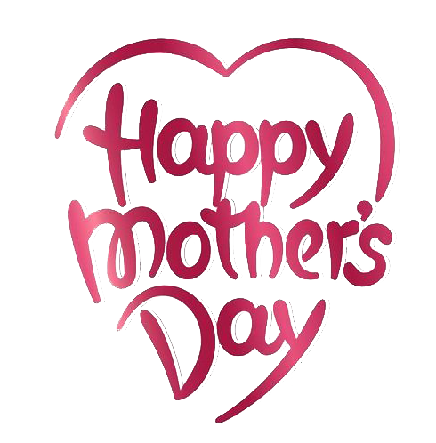 Logotipo del día de las madres PNG photo
