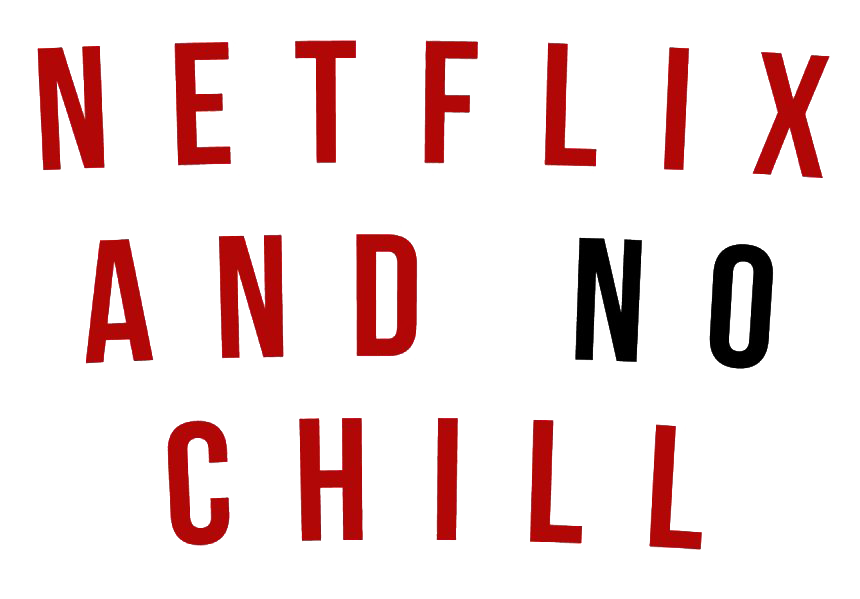 Netflix y chill PNG photo