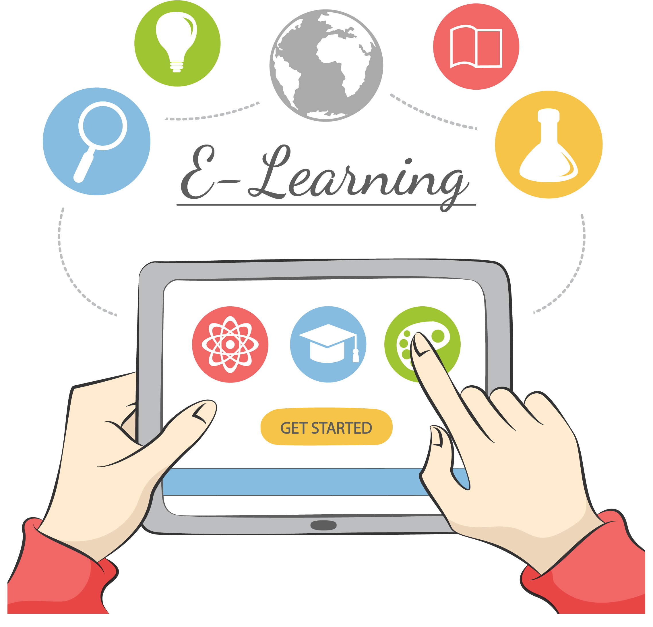 Online Learning Education PNG Download Image