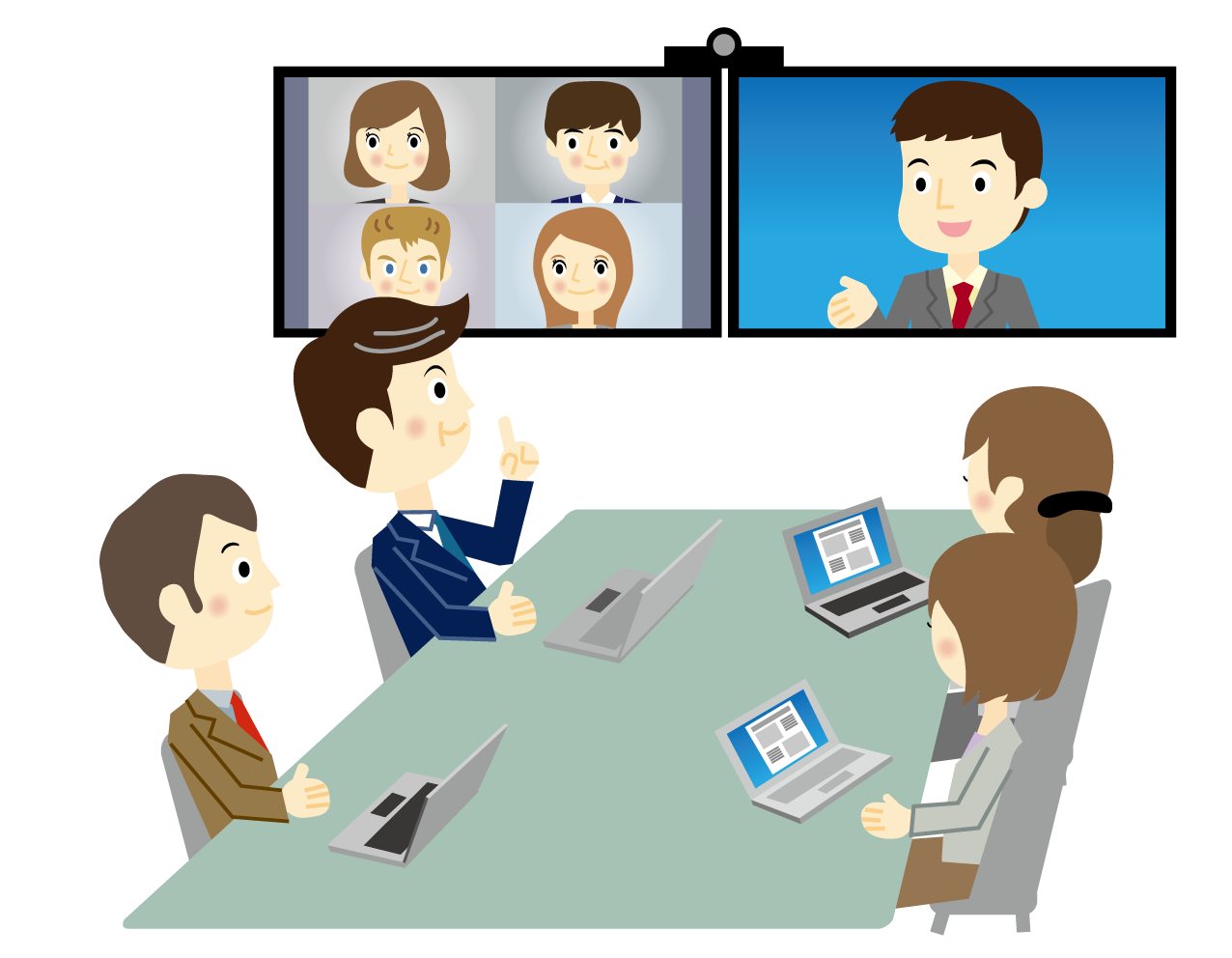Online Meeting PNG Background Image
