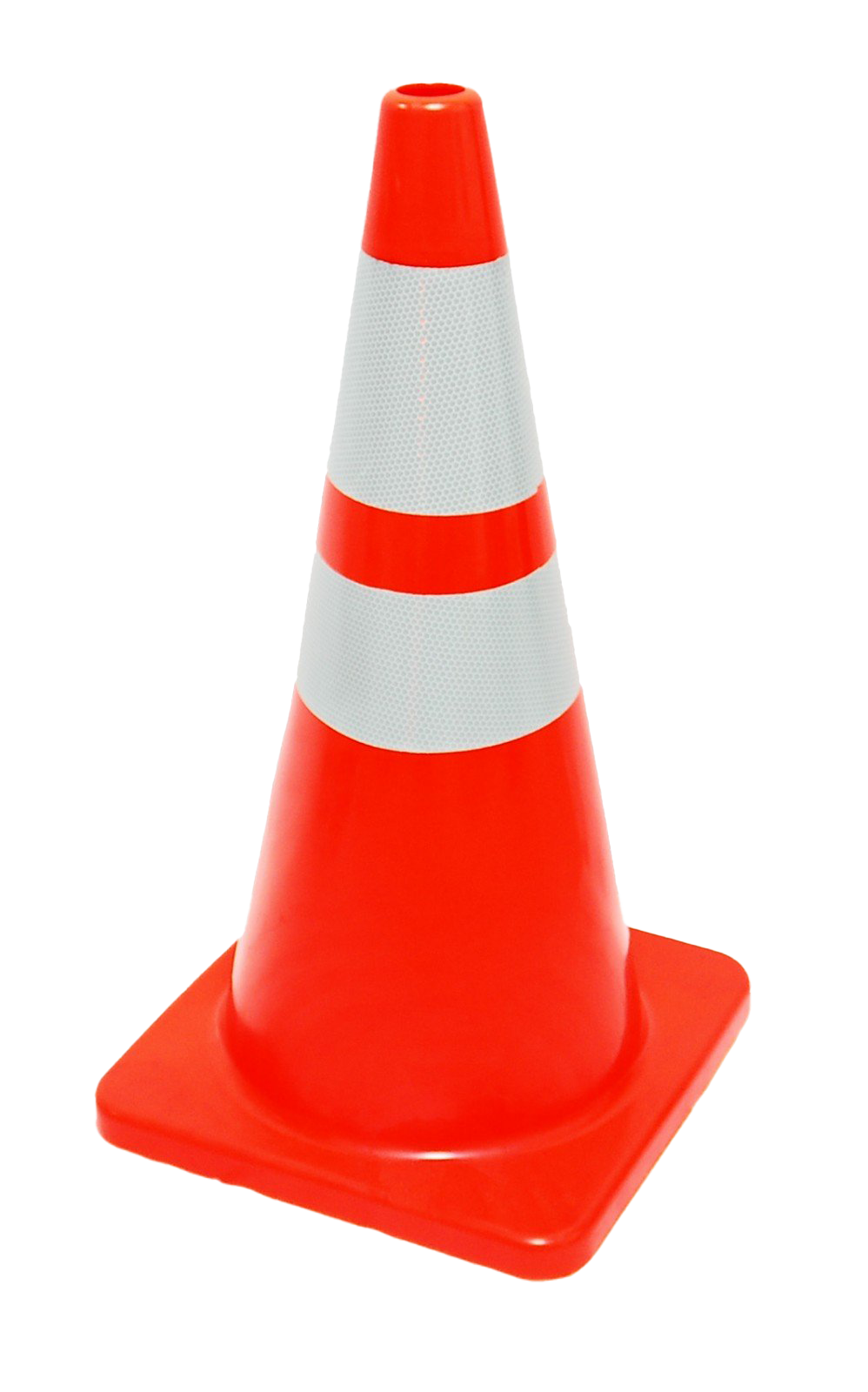 Orange Traffic Cone Download Transparent PNG Image