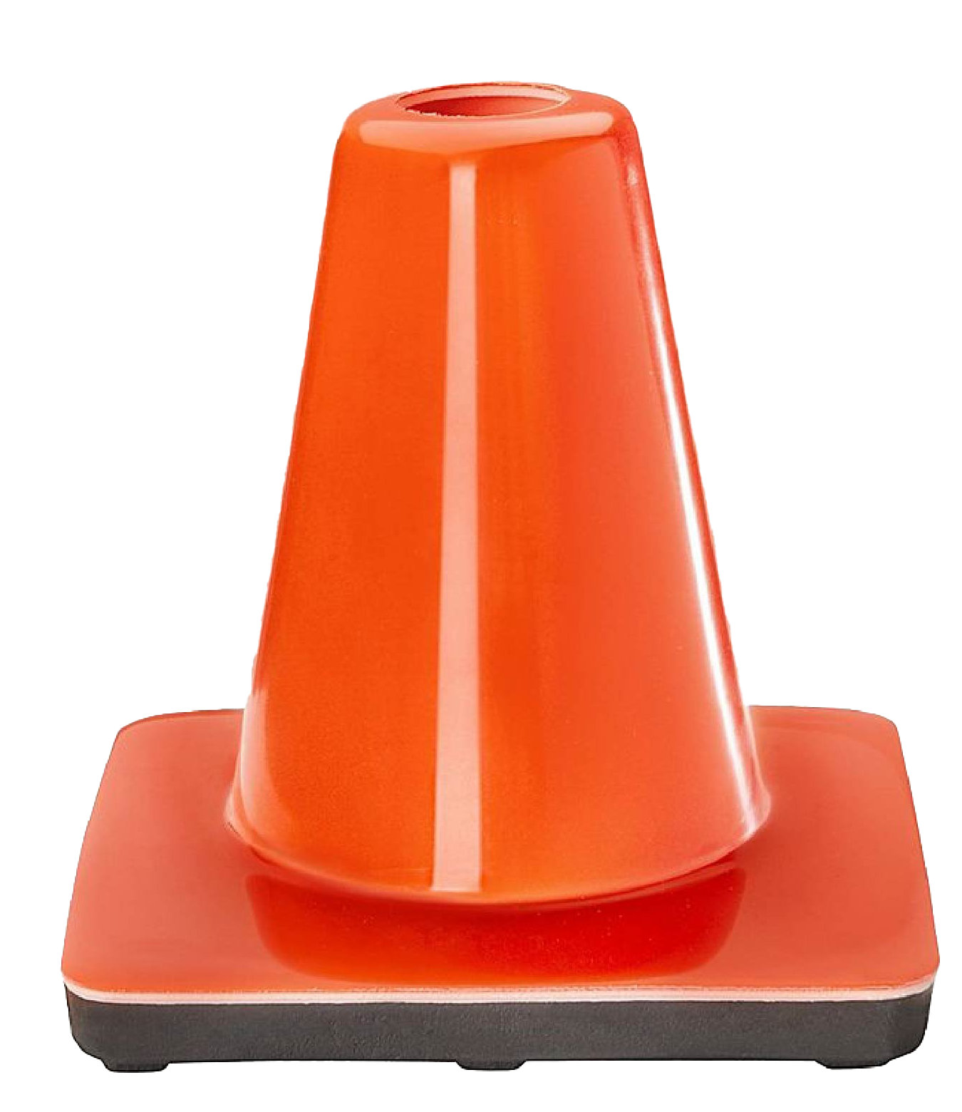Orange Traffic Cone PNG High-Quality Image