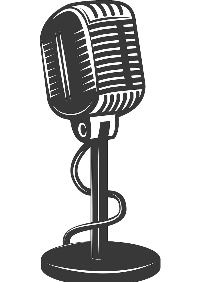 Podcast mic PNG descarga gratuita