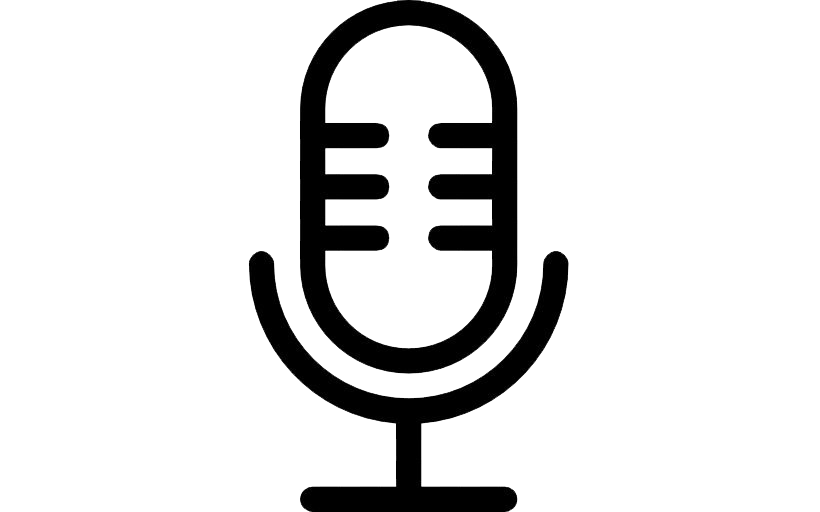 Imagem do fundo do PNG do símbolo do podcast
