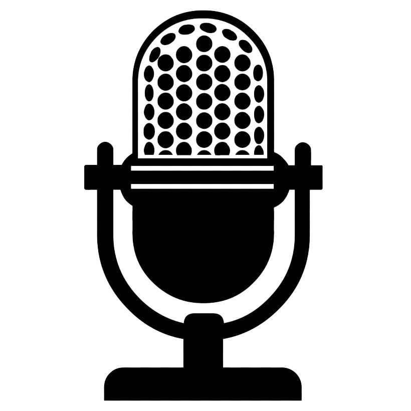 Símbolo de podcast transparente