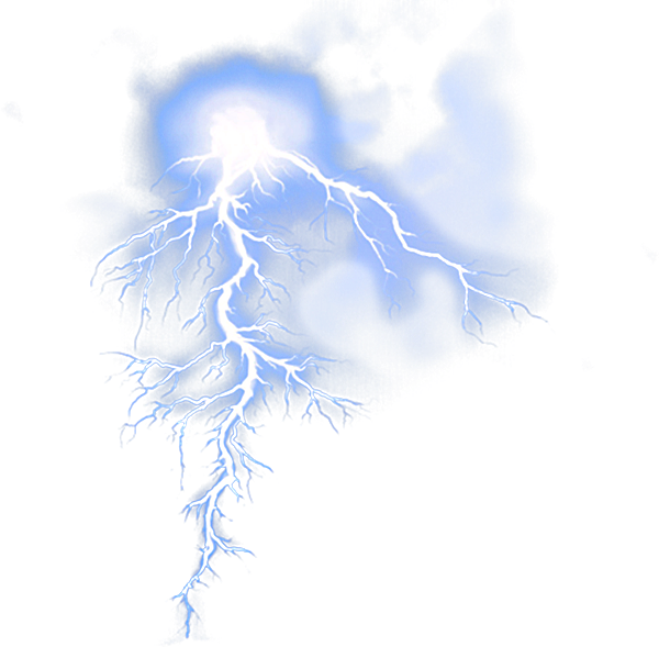 Thunder PNG realista foto