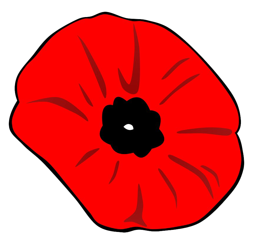 Remembrance Day Poppy Transparent Gambar