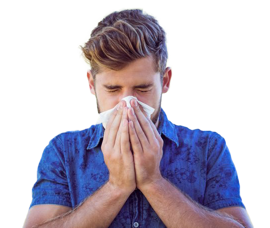 Sneezing PNG High-Quality Image