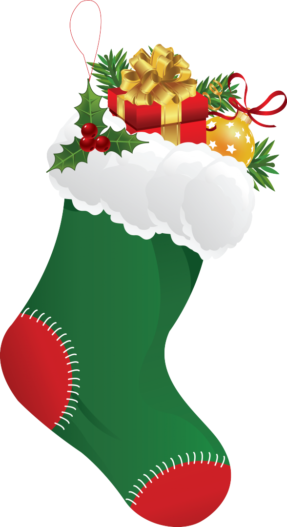 Calcetines de Navidad Stocking PNG