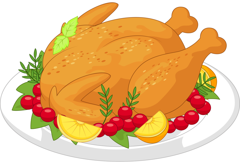 Thanksgiving Food Meat PNG Download Image