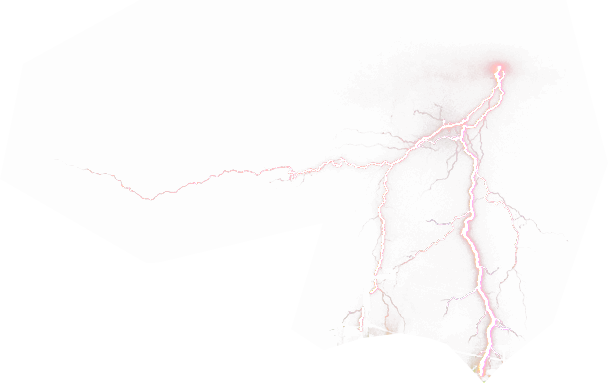 Fundo transparente da imagem de Thunderstorm PNG