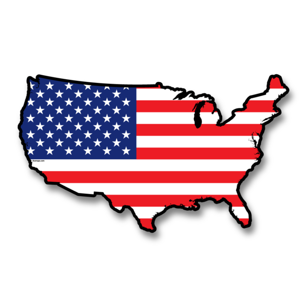 Vlag van de VS Download Transparante PNG-Afbeelding
