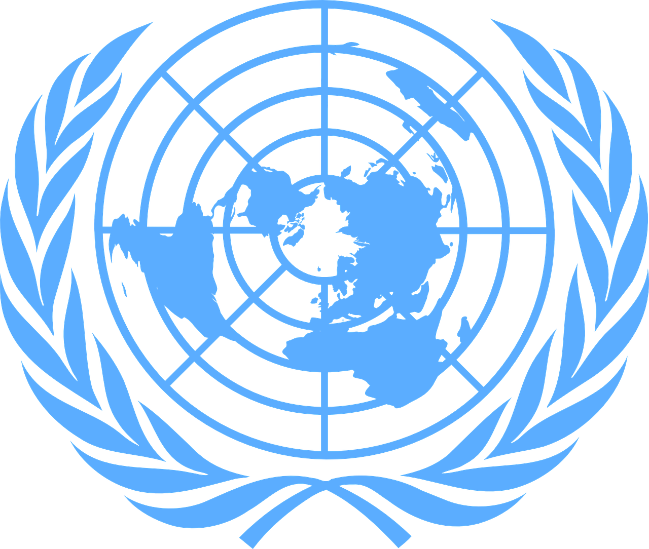United Nations Emblem Logo PNG Photo