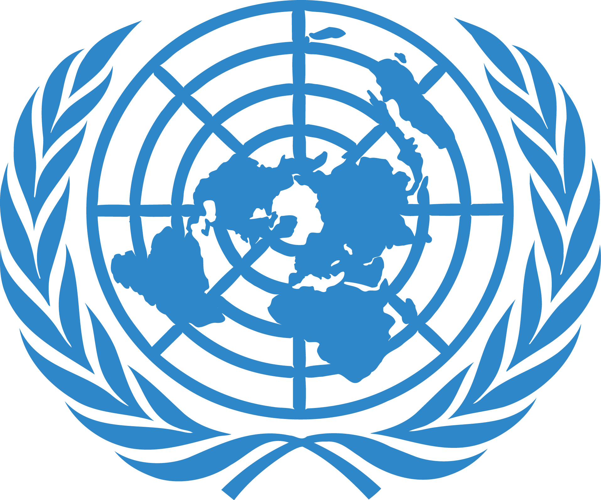 United Nations Emblem Logo PNG Transparent Image