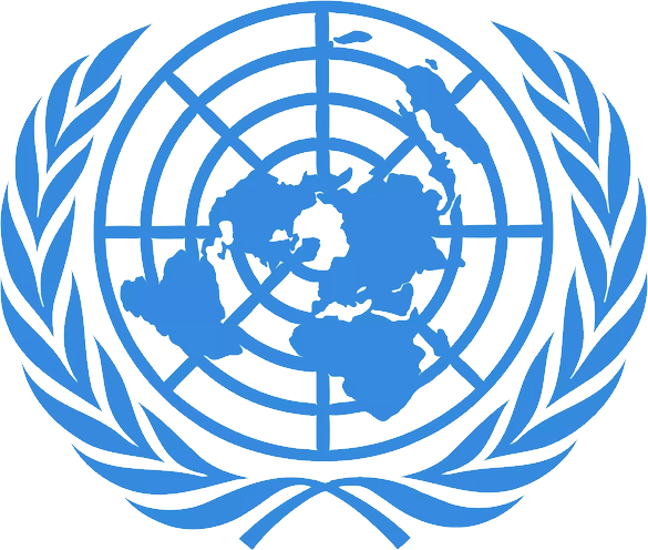 United Nations Emblem PNG Image Background