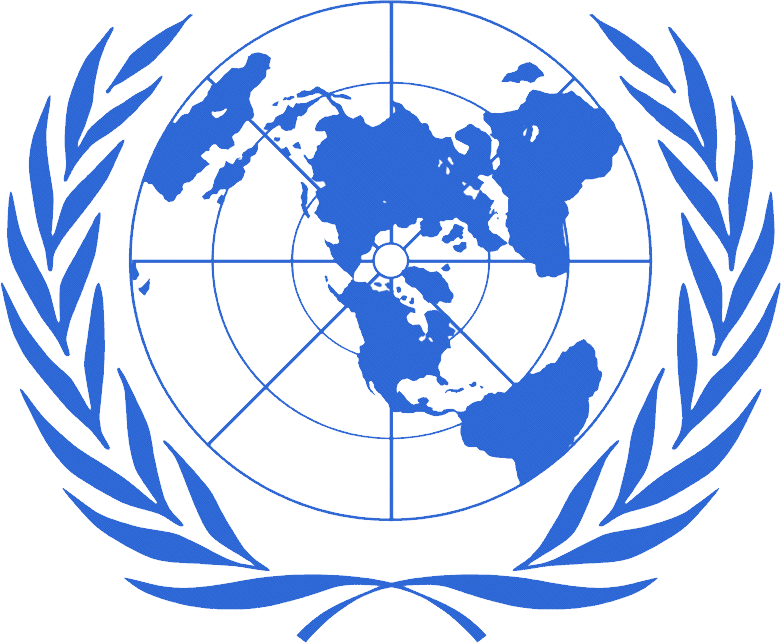 Verenigde Naties Embleem PNG Transparant Beeld